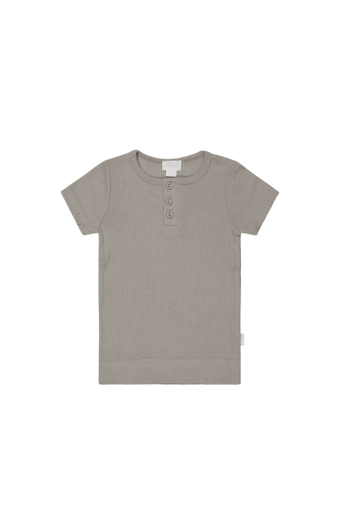 Organic Cotton Modal Henley Tee - Milford Childrens Top from Jamie Kay NZ