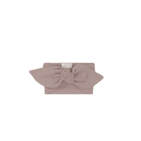 Organic Cotton Modal Lilian Headband - Mauve Shadow Childrens Headband from Jamie Kay NZ