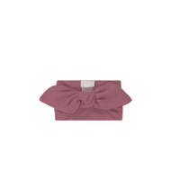 Organic Cotton Modal Lilian Headband - Rosette Childrens Headband from Jamie Kay NZ