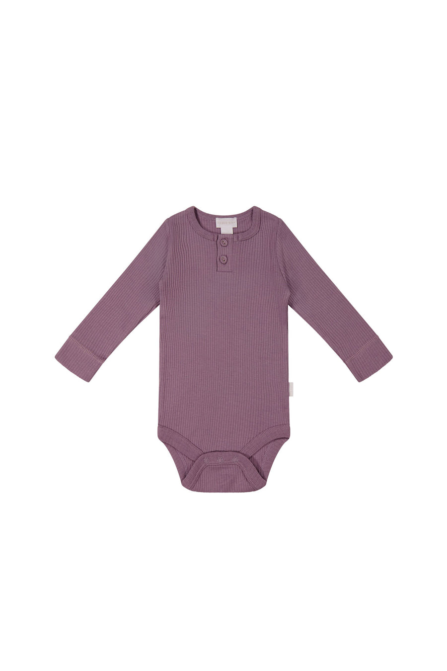 Organic Cotton Modal Long Sleeve Bodysuit - Della Childrens Bodysuit from Jamie Kay NZ
