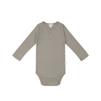 Organic Cotton Modal Long Sleeve Bodysuit - Milford Childrens Bodysuit from Jamie Kay NZ