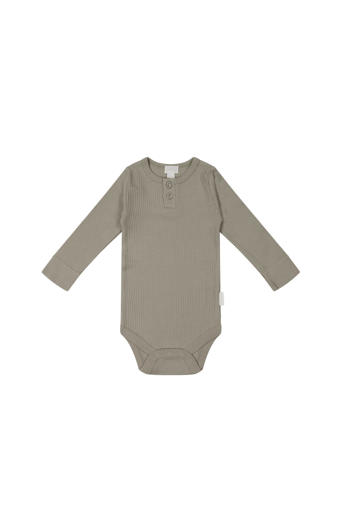 Organic Cotton Modal Long Sleeve Bodysuit - Twig Childrens Bodysuit from Jamie Kay NZ