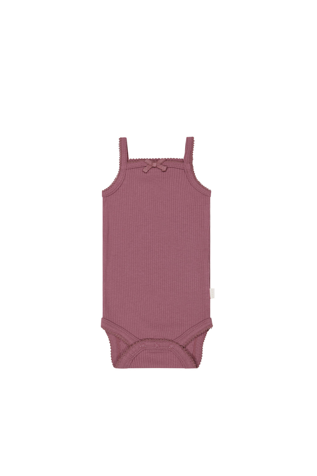 Organic Cotton Modal Singlet Bodysuit - Rosette Childrens Bodysuit from Jamie Kay NZ