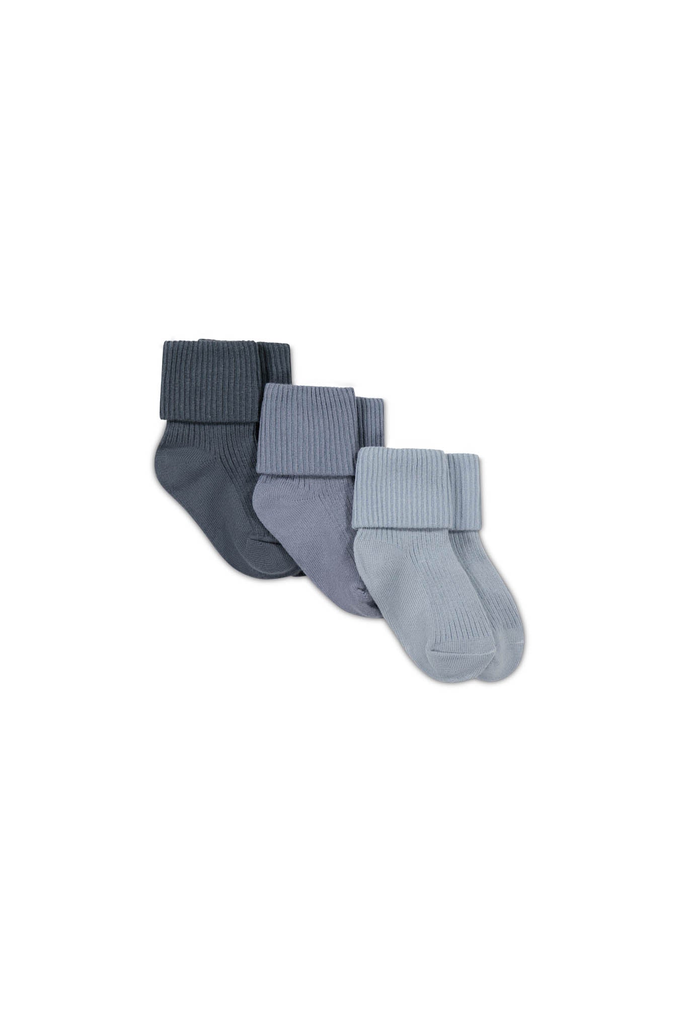 3PK Rib Sock - Arctic/Dawn/Pearl Blue – Jamie Kay NZ