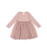 Anna Tulle Dress - Powder Pink Childrens Dress from Jamie Kay NZ