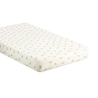 Organic Cotton Cot Sheet - Lenny Leopard Cloud Childrens Bedding from Jamie Kay NZ