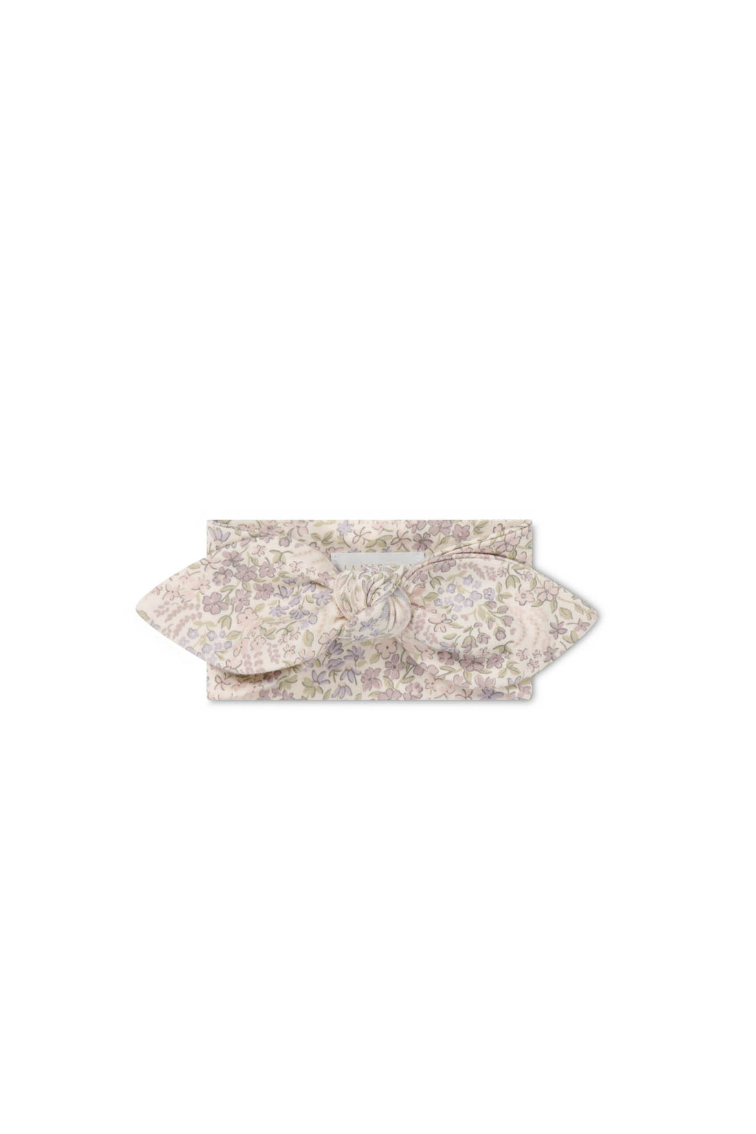 Organic Cotton Headband - April Floral Mauve Childrens Headband from Jamie Kay NZ