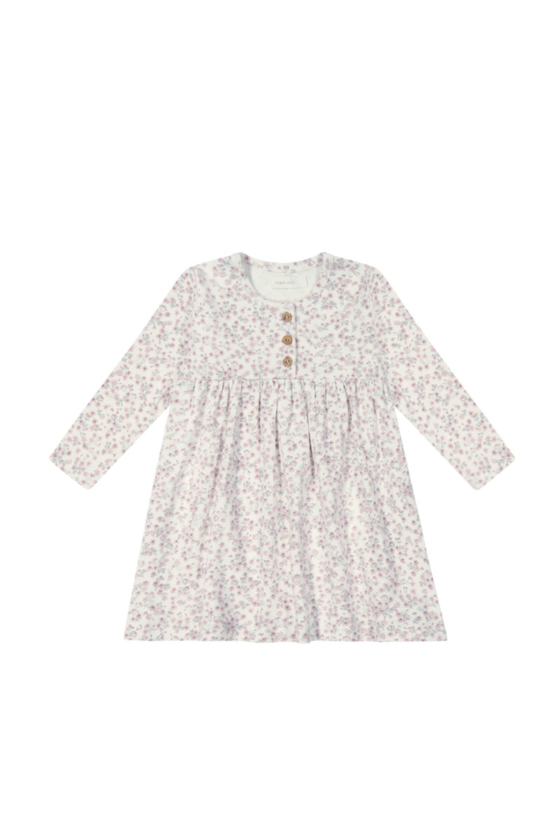 Organic Cotton Bridget Dress - Posy Floral – Jamie Kay NZ