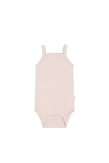 Organic Cotton Fine Rib Singlet Bodysuit - Pillow Childrens Bodysuit from Jamie Kay NZ