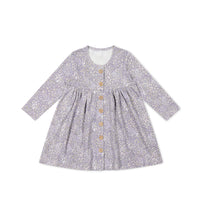 Organic Cotton Poppy Dress - April Lilac Childrens Dress from Jamie Kay NZ