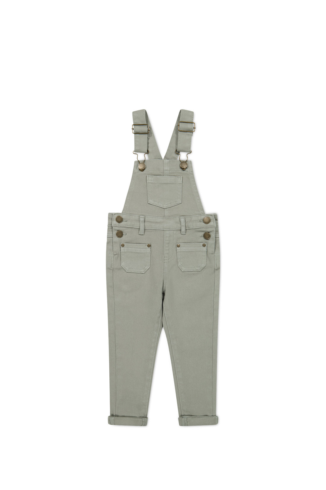 Arlo Twill Overall - Sage Childrens Overall from Jamie Kay NZ