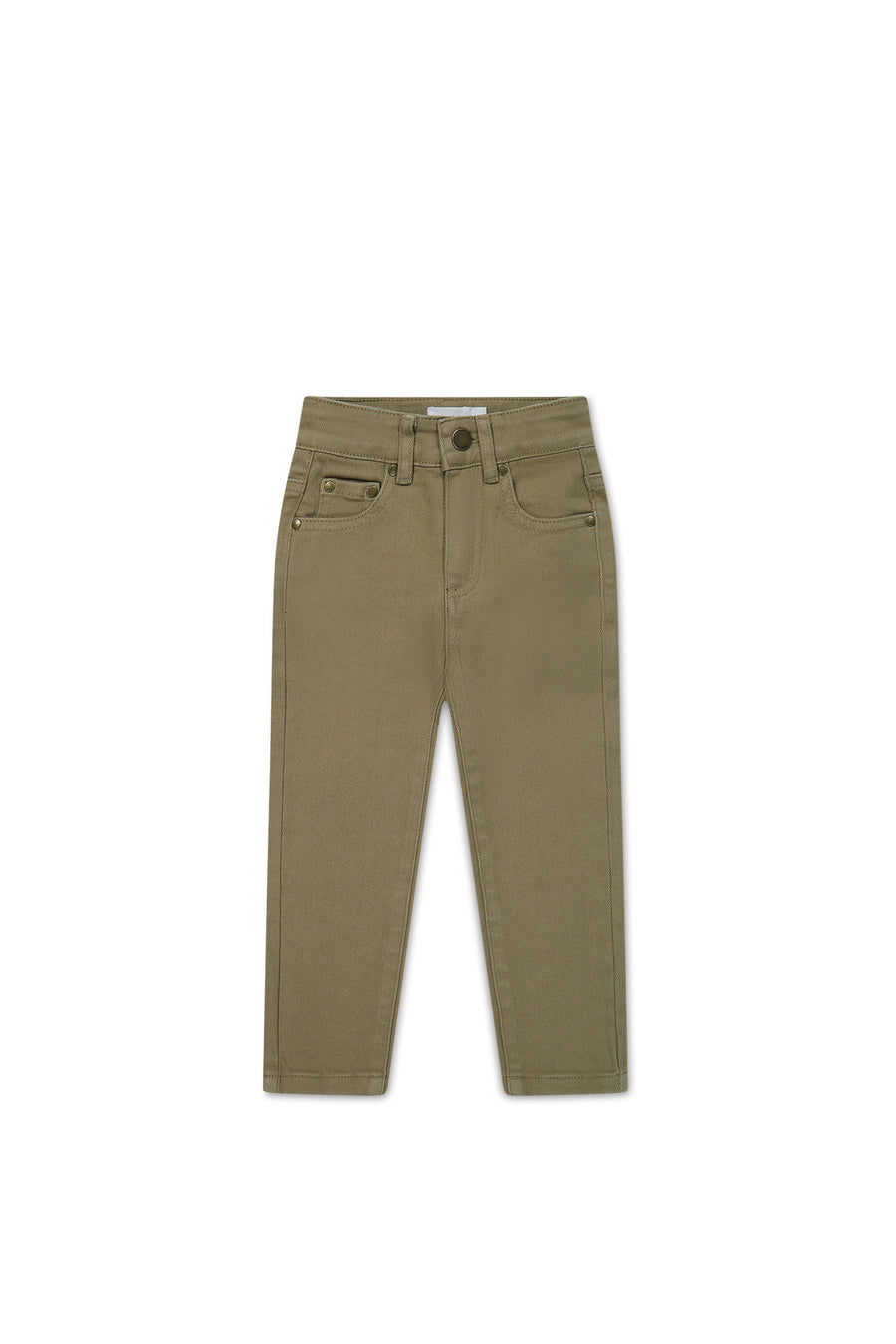 Austin Cotton Twill Pant - Oak Childrens Pant from Jamie Kay NZ