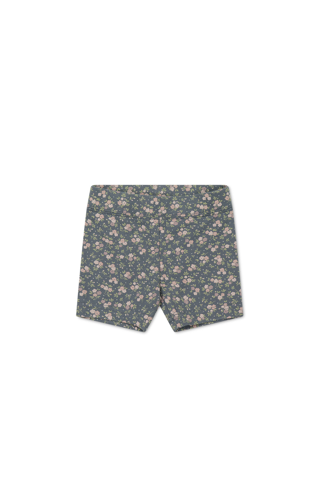 Organic Cotton Everyday Bike Short - Rosalie Floral Lava Childrens Short from Jamie Kay NZ