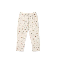 Organic Cotton Everyday Legging - Woodland Friends Childrens Legging from Jamie Kay NZ