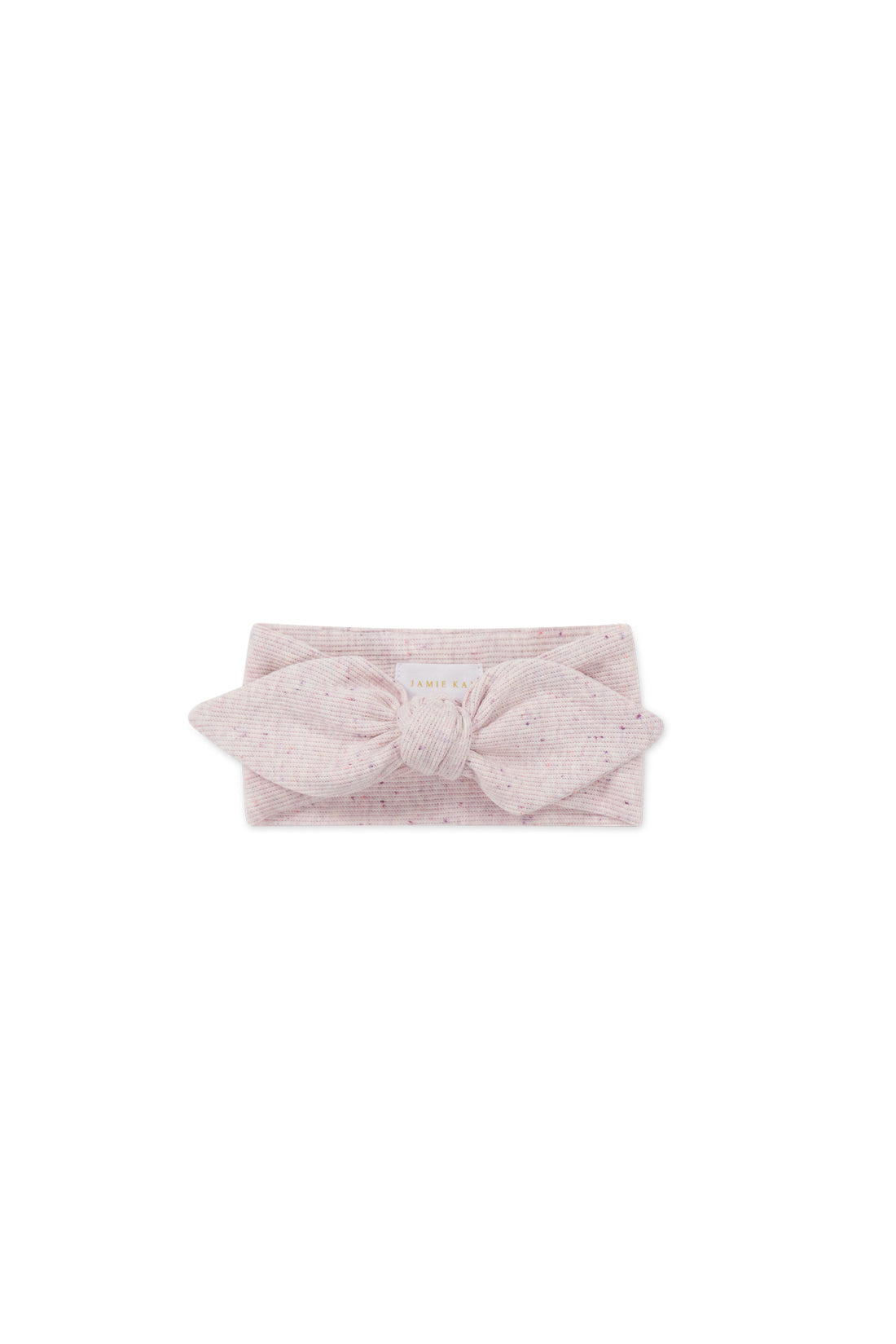 Organic Cotton Fine Rib Lilian Headband - Tulip Fleck Childrens Headband from Jamie Kay NZ