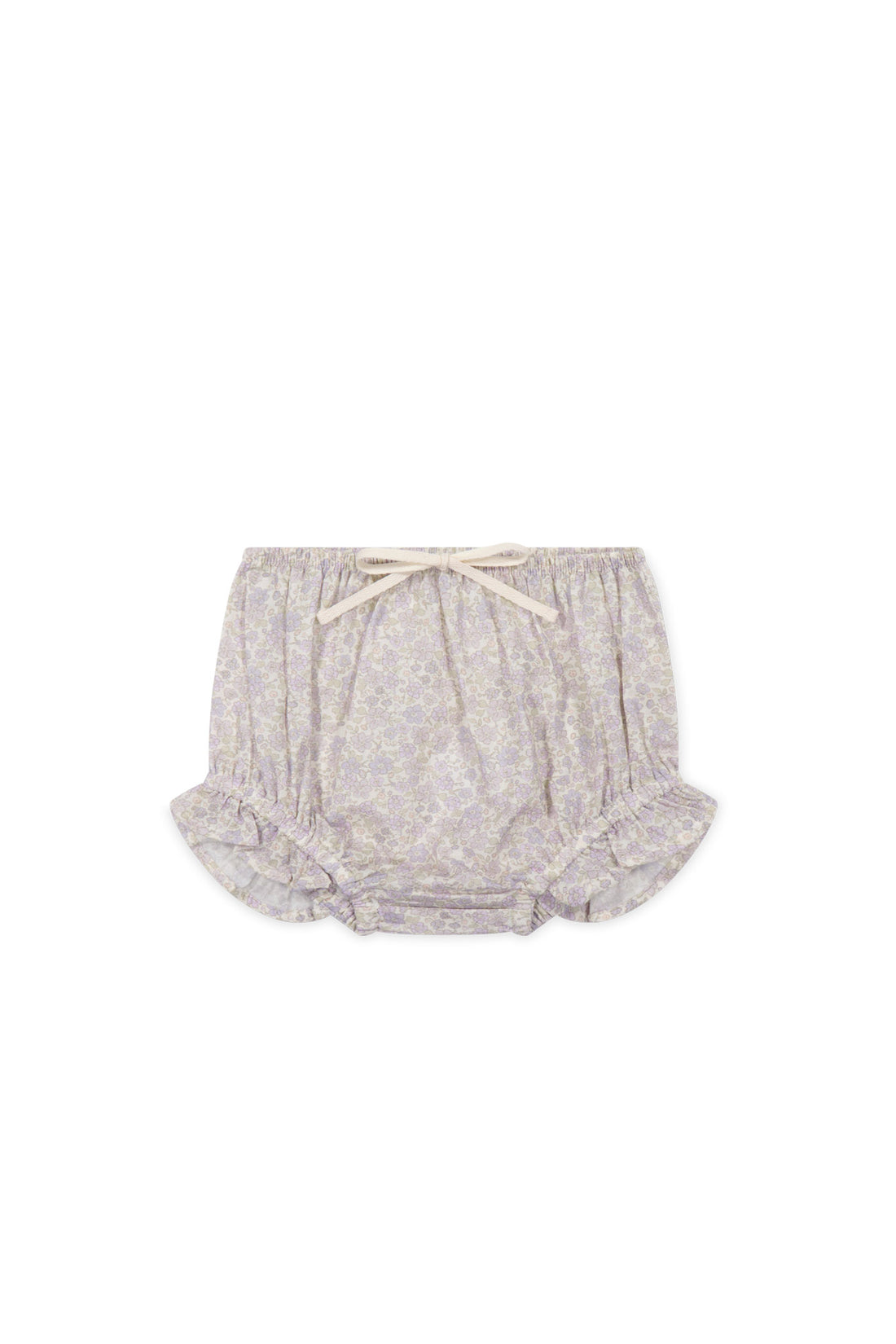 Organic Cotton Frill Bloomer - Chloe Lavender Childrens Bloomer from Jamie Kay NZ