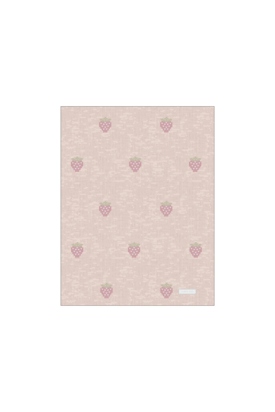 Juliette Blanket - Strawberry Childrens Blanket from Jamie Kay NZ