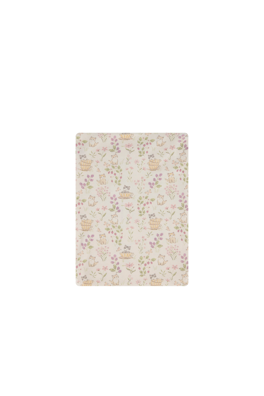 Organic Cotton Cot Sheet - Moons Garden Childrens Bedding from Jamie Kay NZ