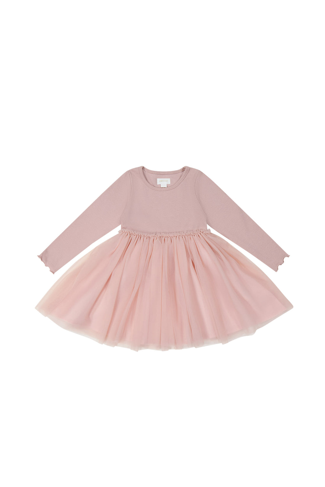 Anna Tulle Dress - Shell Pink Childrens Dress from Jamie Kay NZ