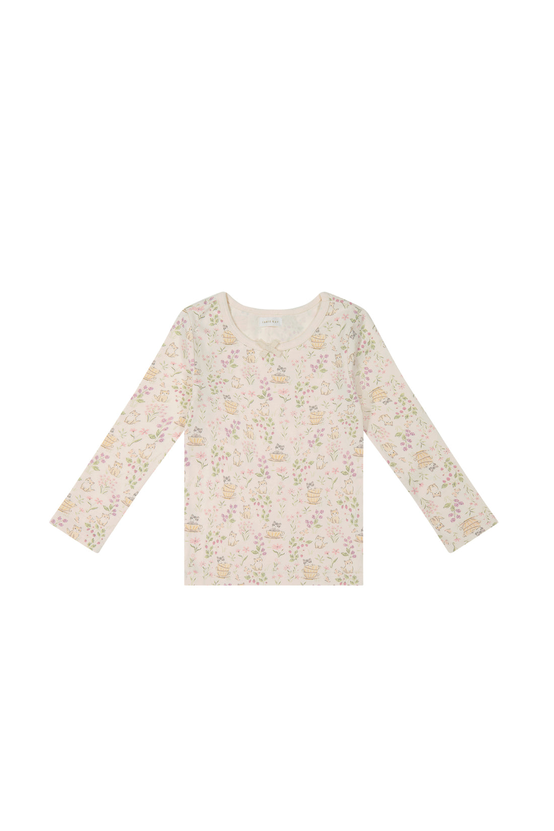 Organic Cotton Long Sleeve Top - Moons Garden Childrens Top from Jamie Kay NZ