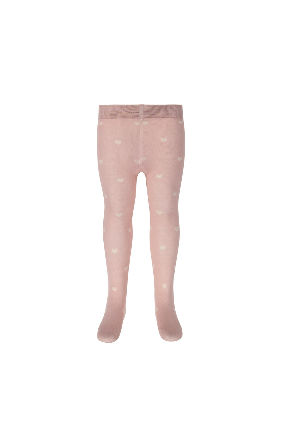 Jacquard Heart Tight - Mon Amour Rose Childrens Tight from Jamie Kay NZ