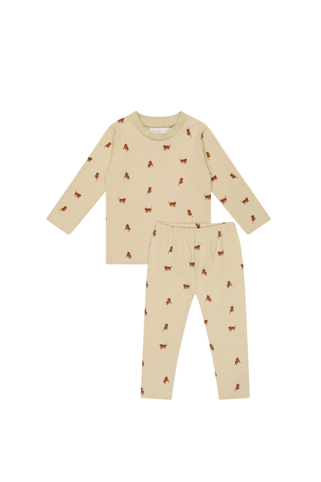 Organic Cotton Altas Pyjama Long Sleeve Set - Tommy Tigers – Jamie Kay NZ