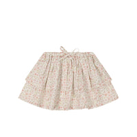Organic Cotton Heidi Skirt - Fifi Floral Childrens Skirt from Jamie Kay NZ