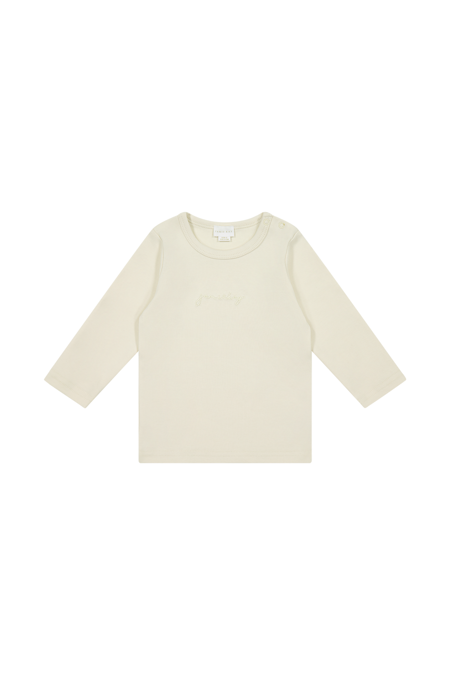 Pima Cotton Vinny Long Sleeve Top - Samoyed Childrens Top from Jamie Kay NZ