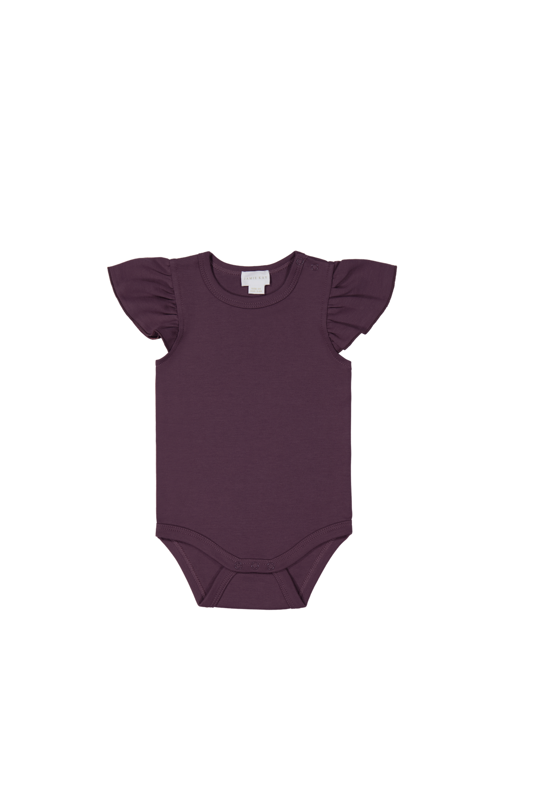 Organic Cotton Fleur Bodysuit - Sugar Plum Childrens Bodysuit from Jamie Kay NZ