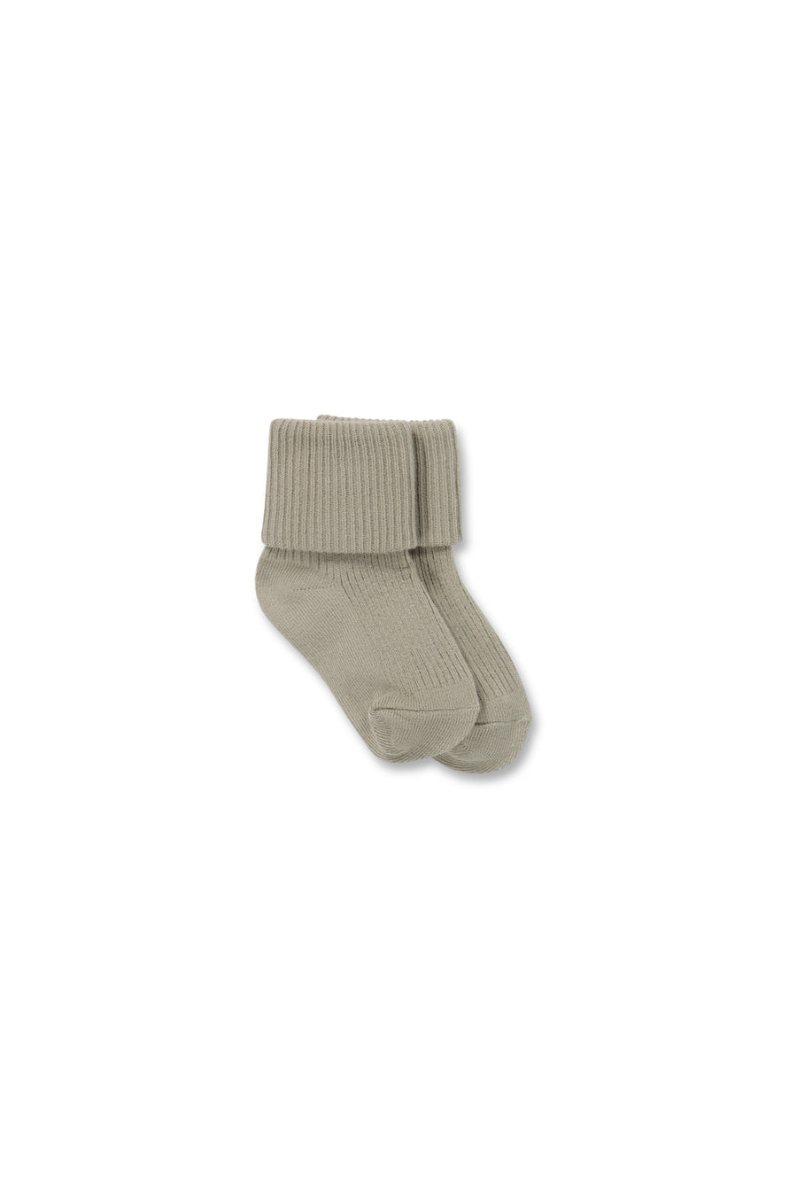 Classic Rib Sock - Shale Grey Childrens Sock from Jamie Kay NZ