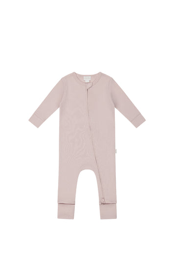 Organic Cotton Modal Frankie Onepiece - Old Rose Childrens Onepiece from Jamie Kay NZ