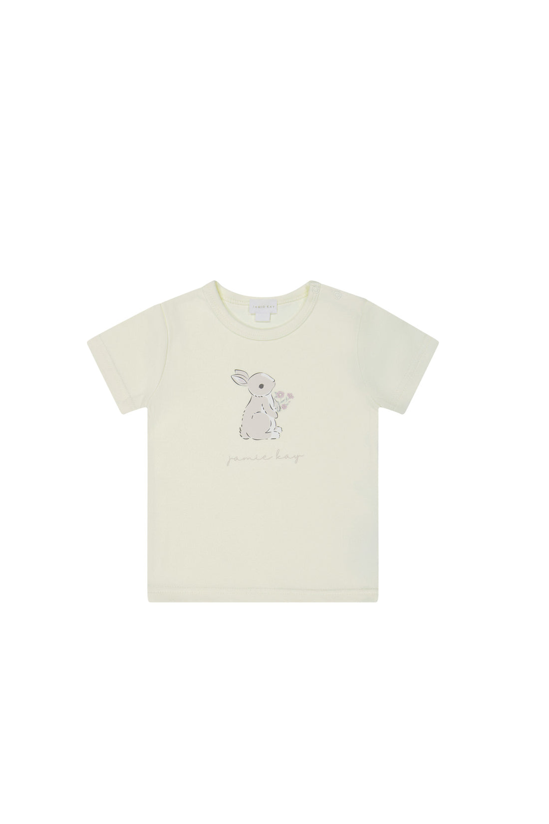 Pima Cotton Aude Oversized Tee - Parchment Childrens Top from Jamie Kay NZ
