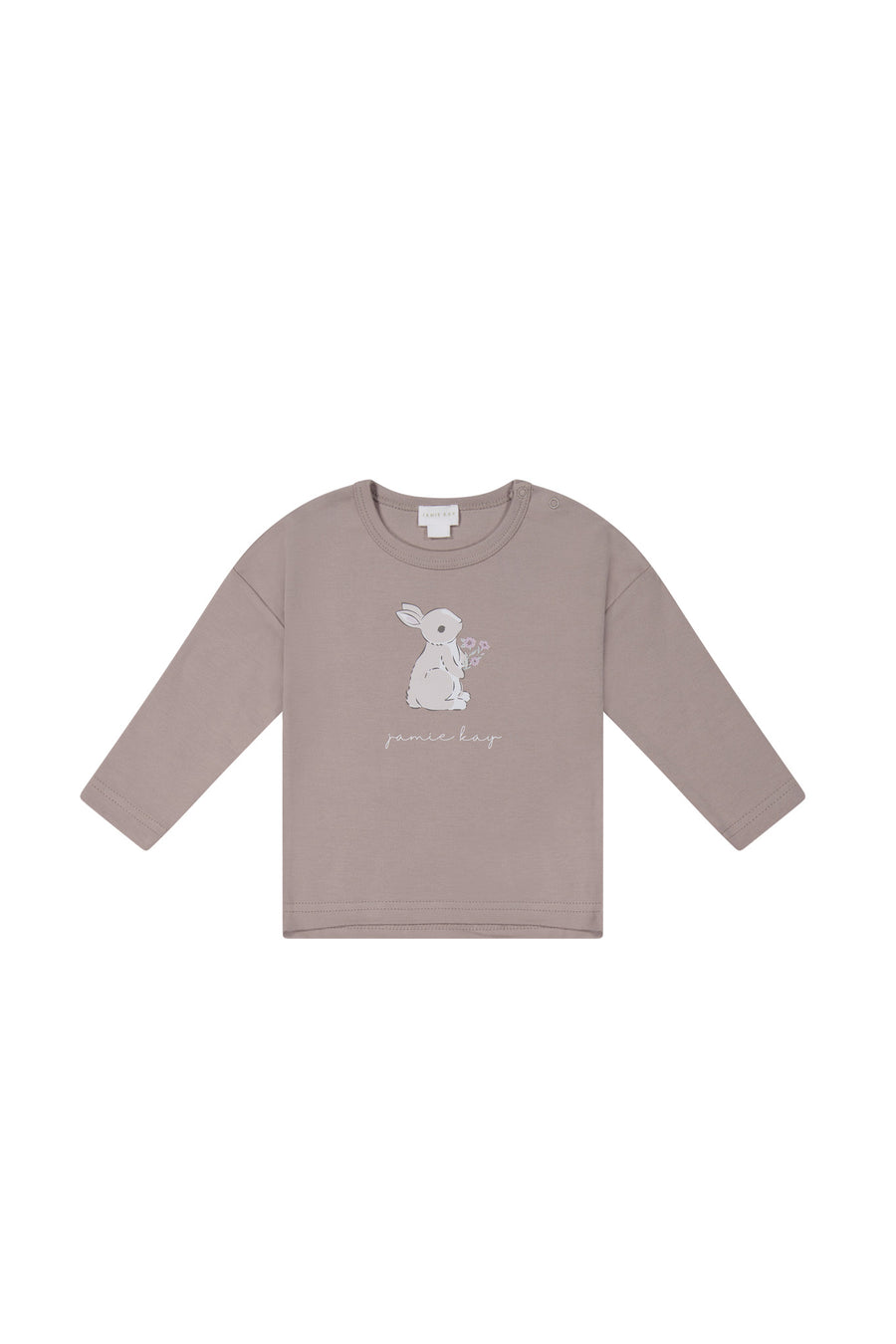 Pima Cotton Marley Long Sleeve Top - Lavender Musk Childrens Top from Jamie Kay NZ
