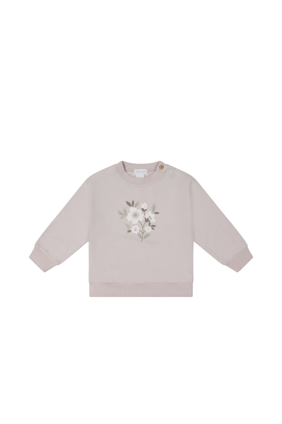 Organic Cotton Aubrey Sweatshirt - Luna Childrens Sweatshirting from Jamie Kay NZ