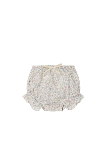 Organic Cotton Frill Bloomer - Fifi Lilac Childrens Bloomer from Jamie Kay NZ