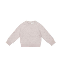 Dotty Knitted Jumper - Luna Childrens Jumper from Jamie Kay NZ