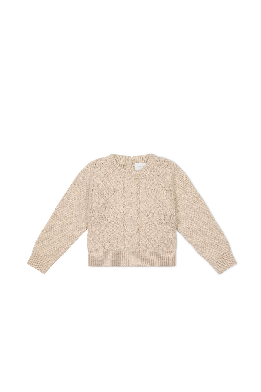 Olsen Jumper - Oatmeal Marle Childrens Jumper from Jamie Kay NZ