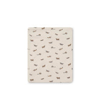 Organic Cotton Cot Sheet - Avion Shell Childrens Cot Sheet from Jamie Kay NZ