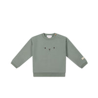 Organic Cotton Damien Sweatshirt - Milford Sound Childrens Sweatshirting from Jamie Kay NZ