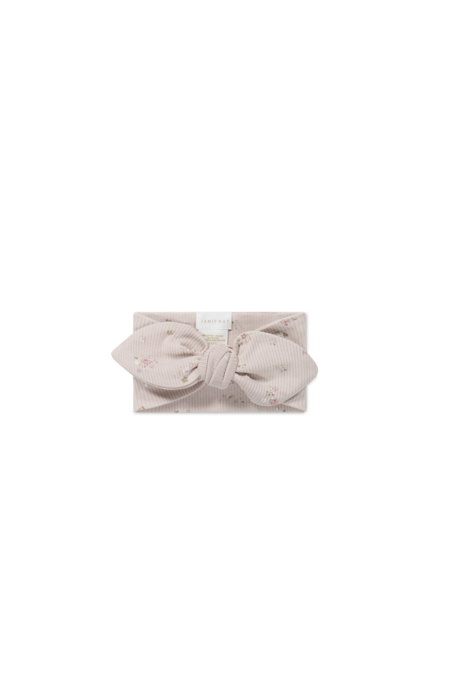 Organic Cotton Fine Rib Headband - Petite Fleur Violet Childrens Headband from Jamie Kay NZ