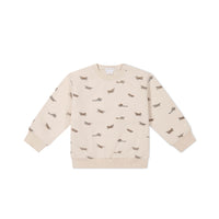 Organic Cotton Jalen Oversized Jumper - Avion Large Shell Childrens Jumper from Jamie Kay NZ