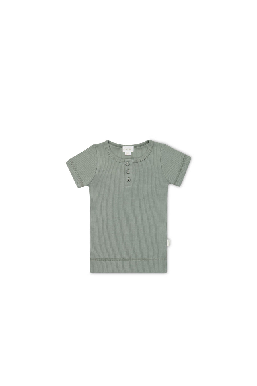 Organic Cotton Modal Henley Tee - Milford Sound Childrens Top from Jamie Kay NZ