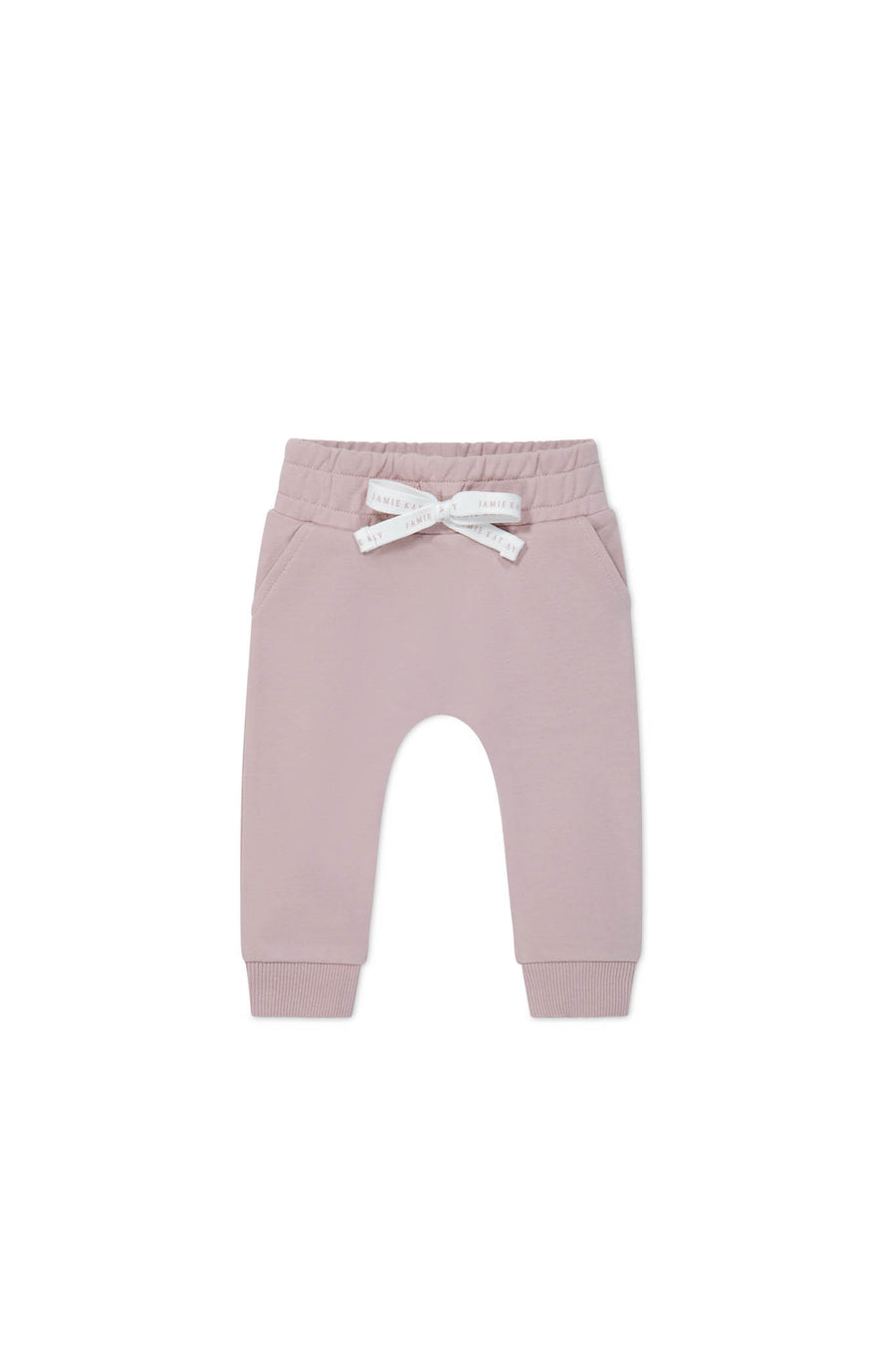 Organic Cotton Morgan Track Pant - Heather Haze Childrens Pant from Jamie Kay NZ