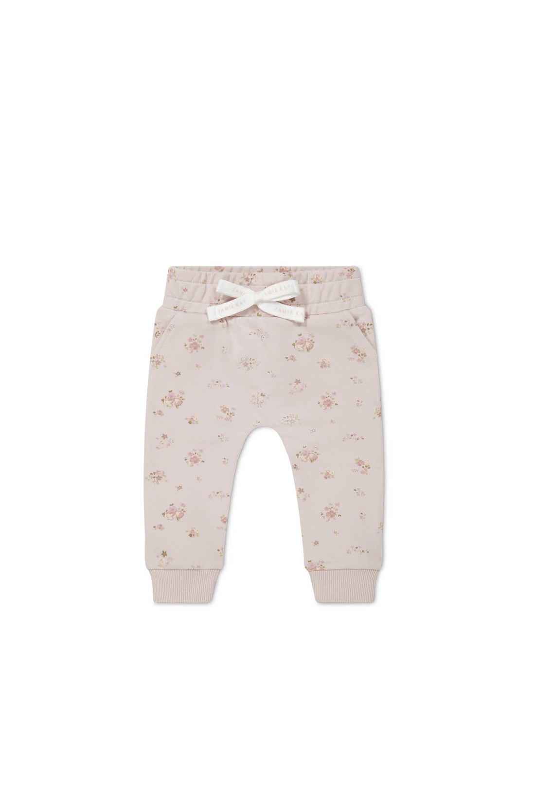 Organic Cotton Morgan Track Pant - Petite Fleur Violet Childrens Pant from Jamie Kay NZ