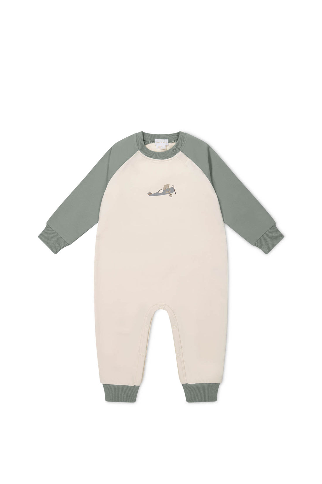 Organic Cotton Tao Sweatshirt Onepiece - Milford Sound Avion Childrens Onepiece from Jamie Kay NZ