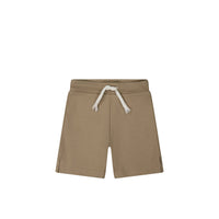 Pima Cotton Marley Short - Woodsmoke Childrens Short from Jamie Kay NZ