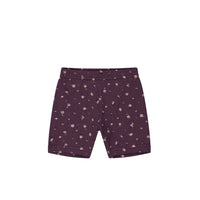 Organic Cotton Everyday Bike Short - Goldie Huckleberry Sparse Childrens Short from Jamie Kay NZ