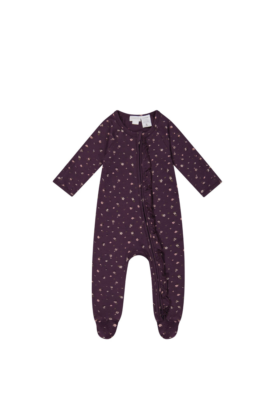 Organic Cotton Melanie Onepiece - Goldie Huckleberry Sparse Childrens Onepiece from Jamie Kay NZ