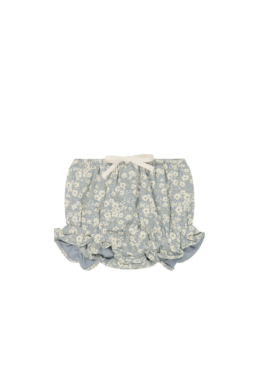 Organic Cotton Frill Bloomer - Greta Griffin Floral Childrens Bloomer from Jamie Kay NZ