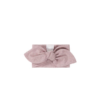 Organic Cotton Modal Headband - Mushroom Marle Childrens Headband from Jamie Kay NZ